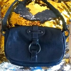 Banana Republic Black Leather Bag